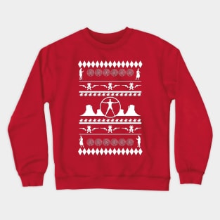 Ugly Christmas Sweater parody 2 Crewneck Sweatshirt